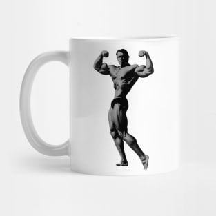 Arnold double biceps pose Mug